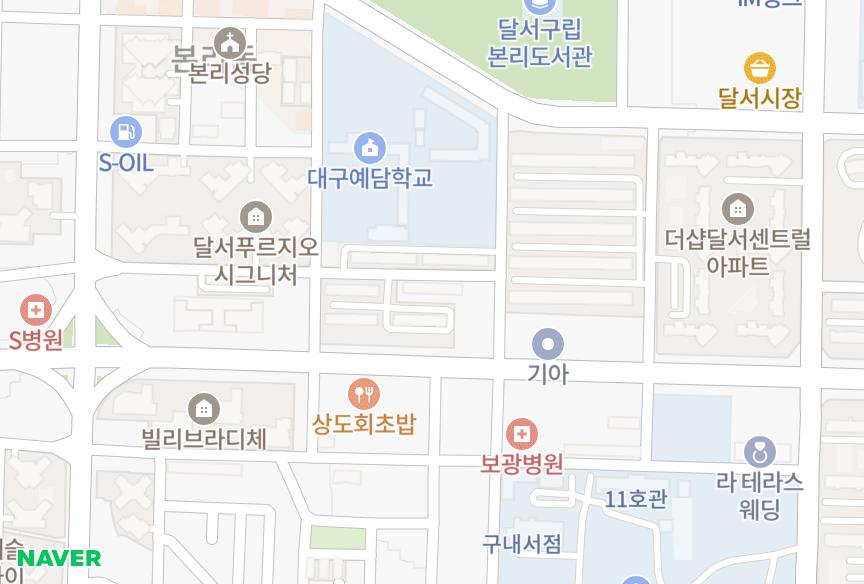 대구광역시 달서구 본리동 대영 위치·실거래 시세 지도