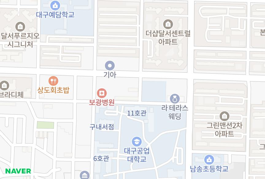 대구광역시 달서구 본동 청원 위치·실거래 시세 지도