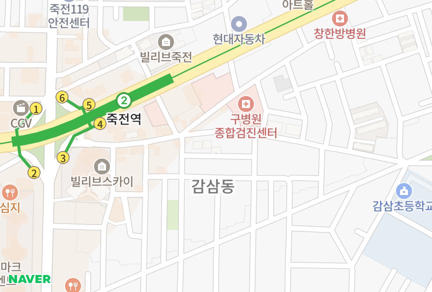 대구광역시 달서구 감삼동 감삼용궁 위치·실거래 시세 지도