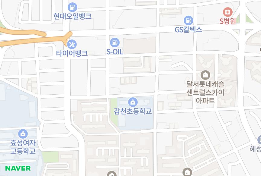 대구광역시 달서구 본동 한솔테크노빌 위치·실거래 시세 지도