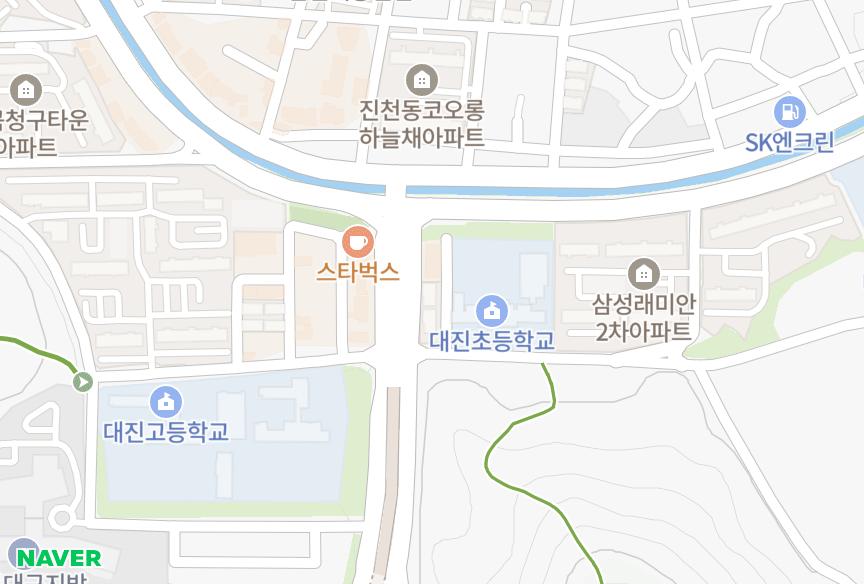 대구광역시 달서구 대곡동 장원트윈빌두솔동 위치·실거래 시세 지도