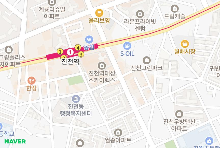 대구광역시 달서구 진천동 해동타운 위치·실거래 시세 지도