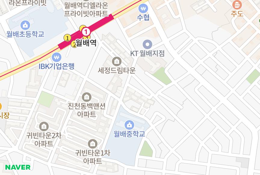 대구광역시 달서구 상인동 상인월성타운 위치·실거래 시세 지도