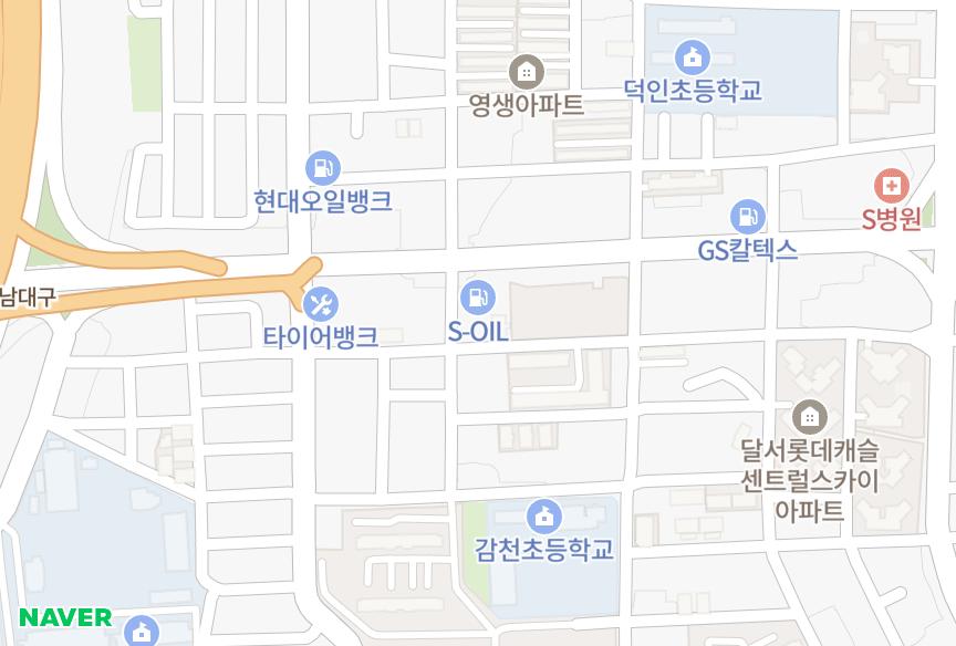 대구광역시 달서구 본동 마드리드 위치·실거래 시세 지도