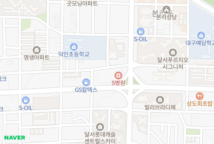 대구광역시 달서구 본리동 이엠누리채 위치·실거래 시세 지도