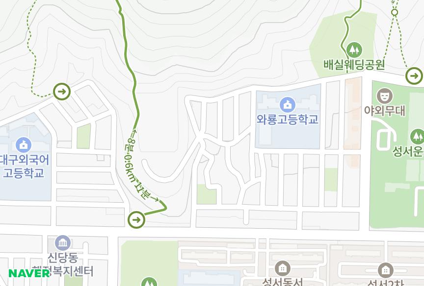 대구광역시 달서구 이곡동 초원그랜드빌 위치·실거래 시세 지도