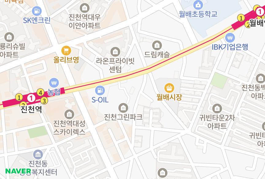 대구광역시 달서구 진천동 뷰티하이츠 위치·실거래 시세 지도
