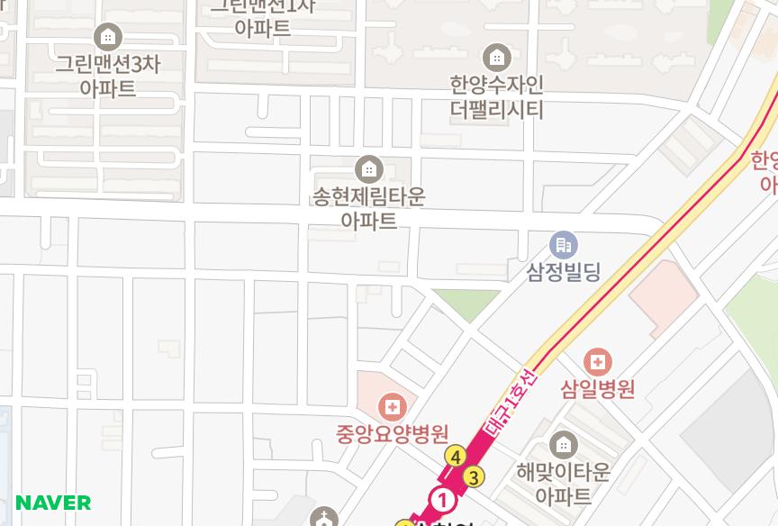 대구광역시 달서구 송현동 송현광림타운 위치·실거래 시세 지도