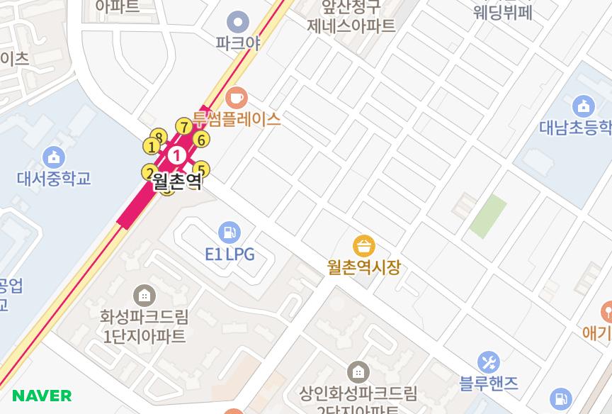 대구광역시 달서구 송현동 송현리치타운 위치·실거래 시세 지도