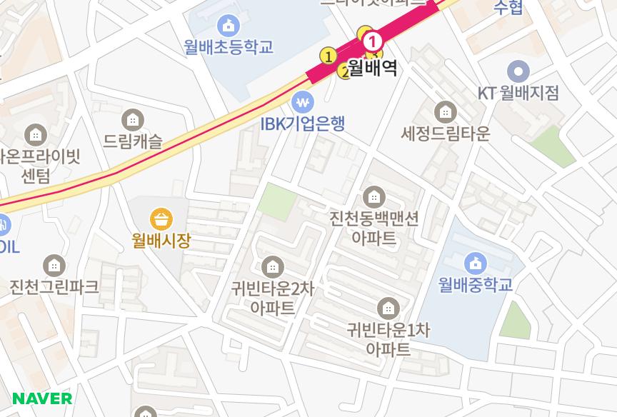 대구광역시 달서구 진천동 부국 위치·실거래 시세 지도
