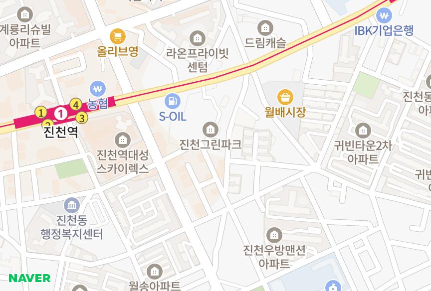 대구광역시 달서구 진천동 진천힐스 위치·실거래 시세 지도