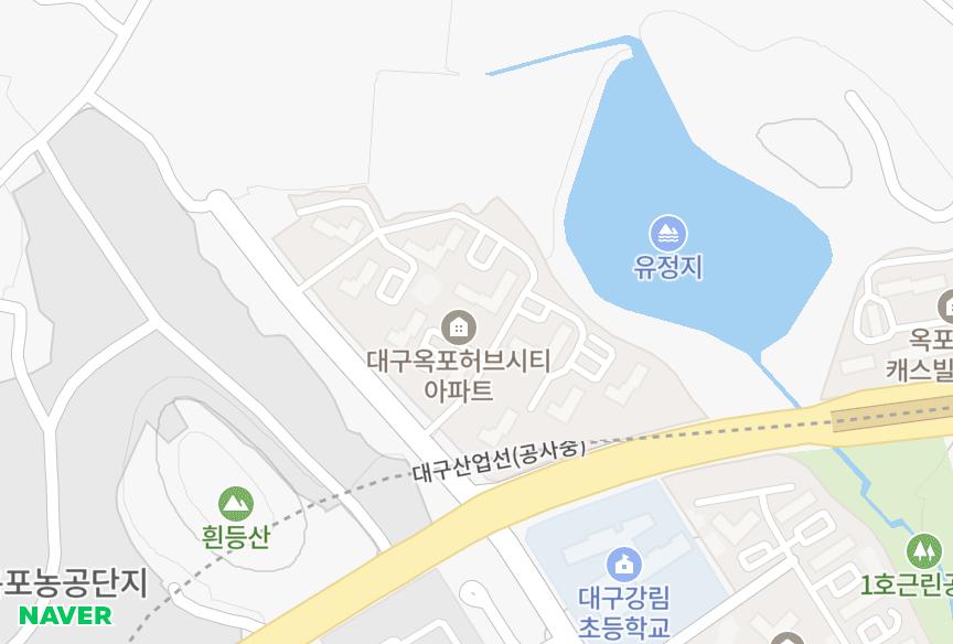 대구광역시 달성군 옥포읍 강림리 LH허브시티 위치·실거래 시세 지도