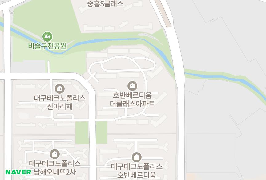 대구광역시 달성군 유가읍 봉리 대구테크노2차호반베르디움더클래스 위치·실거래 시세 지도