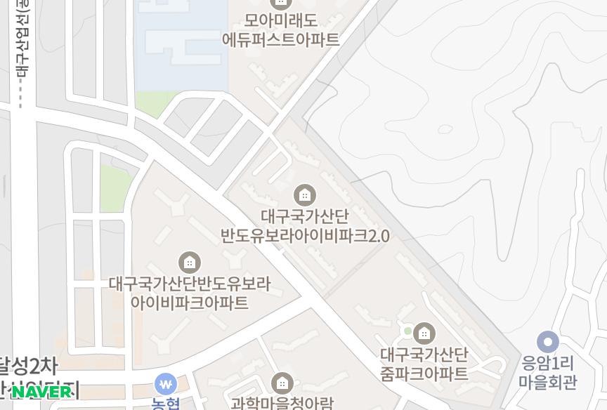 대구광역시 달성군 구지면 응암리 대구국가산단반도유보라아이비파크2차 위치·실거래 시세 지도