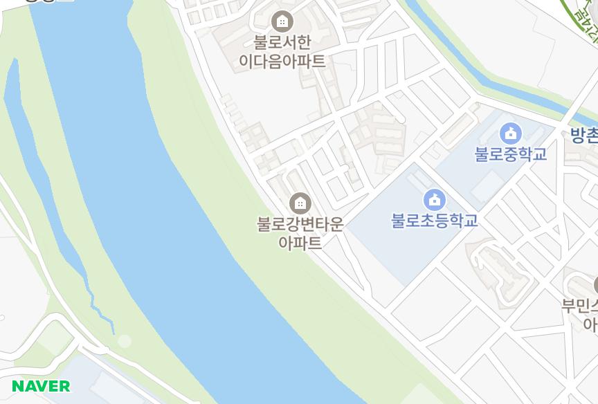 대구광역시 동구 불로동 불로강변 위치·실거래 시세 지도