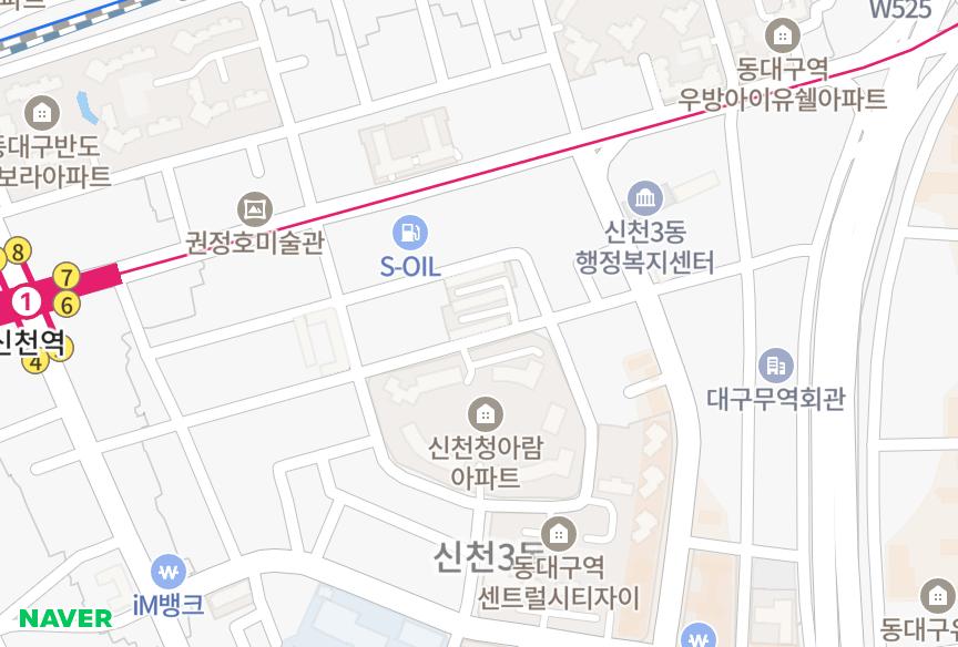 대구광역시 동구 신천동 서도 위치·실거래 시세 지도