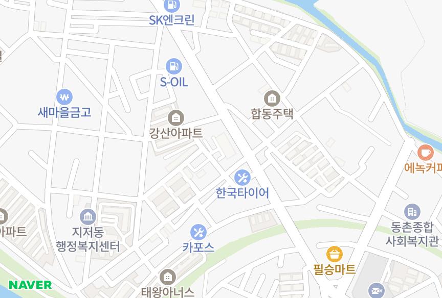 대구광역시 동구 지저동 공항2차월성 위치·실거래 시세 지도