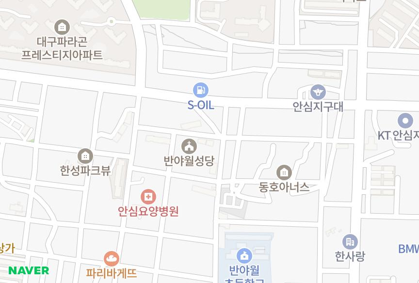 대구광역시 동구 서호동 골든캐슬A 위치·실거래 시세 지도
