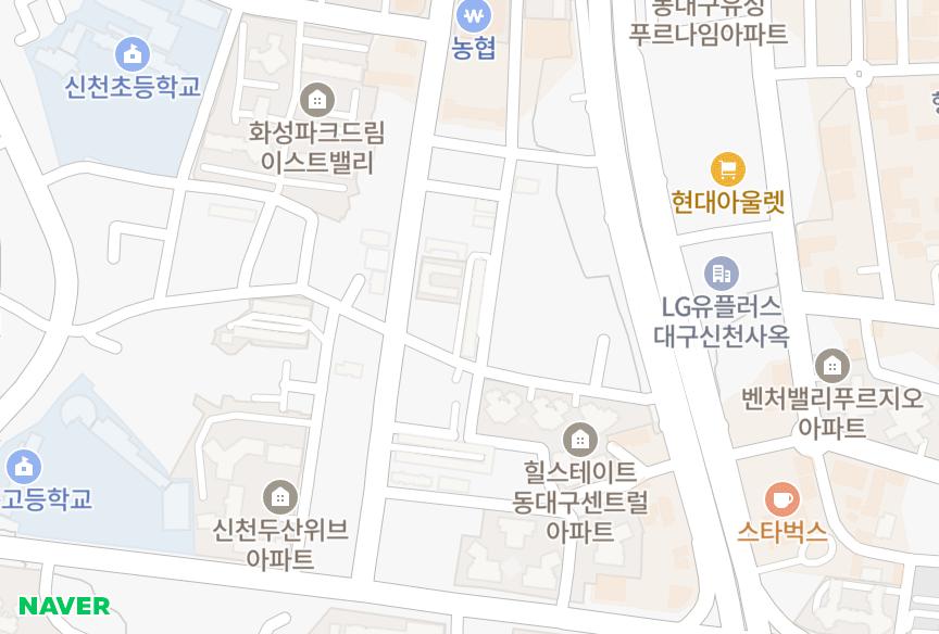 대구광역시 동구 신천동 동림 위치·실거래 시세 지도