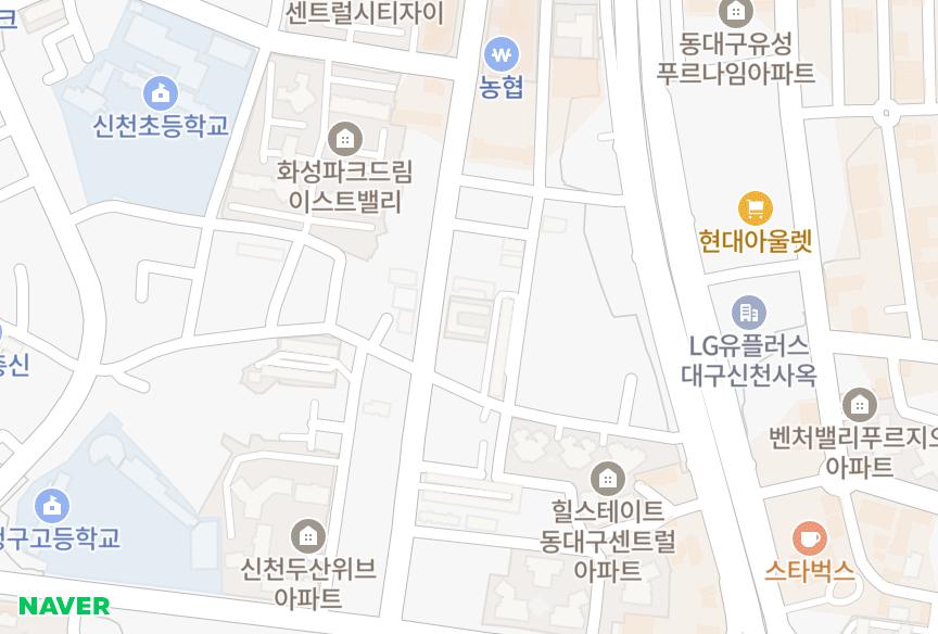 대구광역시 동구 신천동 동양 위치·실거래 시세 지도