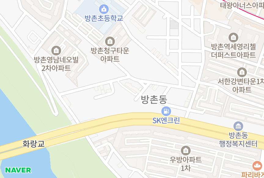 대구광역시 동구 방촌동 방촌역아이센스 위치·실거래 시세 지도