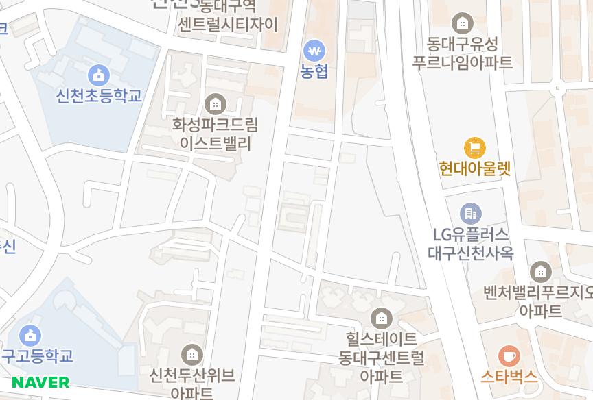 대구광역시 동구 신천동 동부맨션 위치·실거래 시세 지도