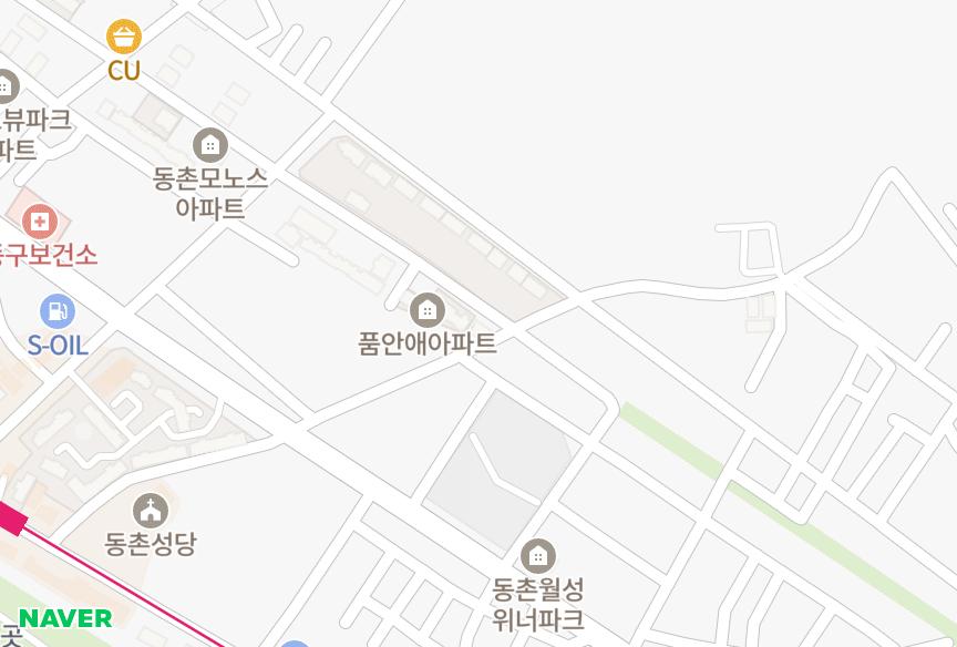 대구광역시 동구 검사동 동촌미소타운104동 위치·실거래 시세 지도