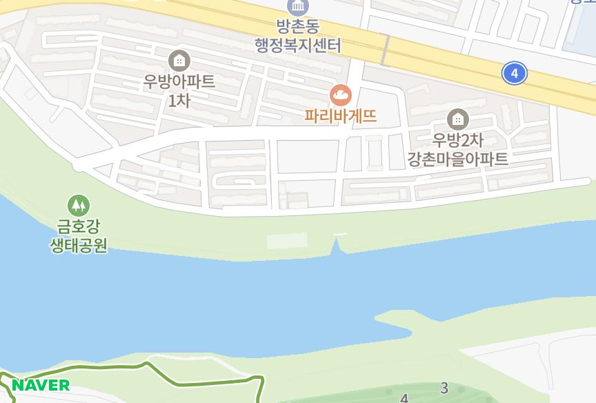 대구광역시 동구 방촌동 강촌그린 위치·실거래 시세 지도