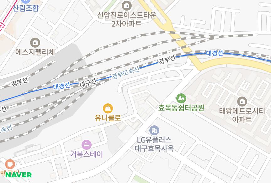대구광역시 동구 효목동 삼부스위트빌 위치·실거래 시세 지도