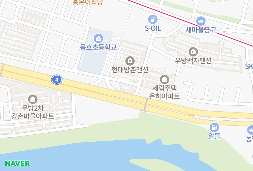 대구광역시 동구 방촌동 해들목마을 위치·실거래 시세 지도