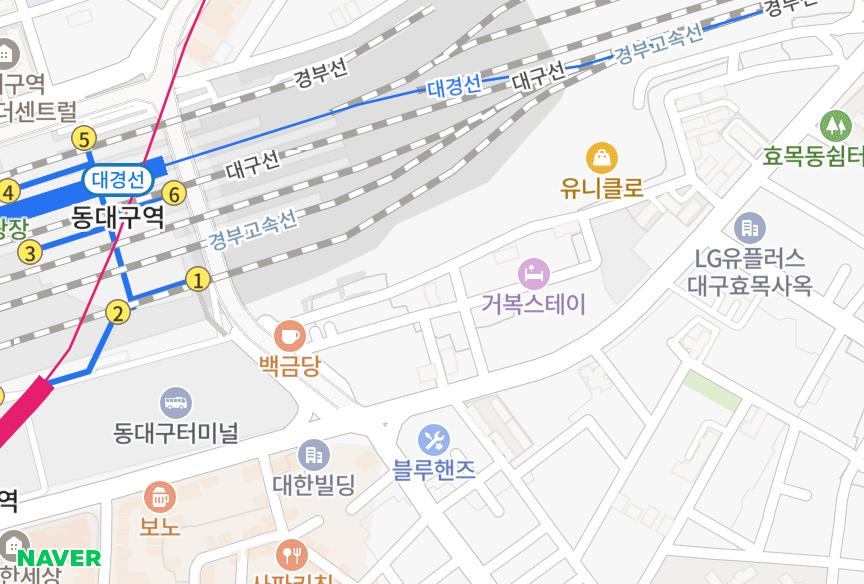 대구광역시 동구 효목동 영진프라임 위치·실거래 시세 지도
