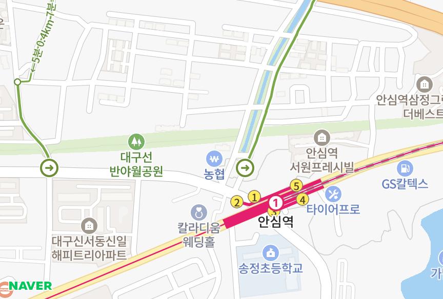 대구광역시 동구 신서동 양주JOYZIUM 위치·실거래 시세 지도