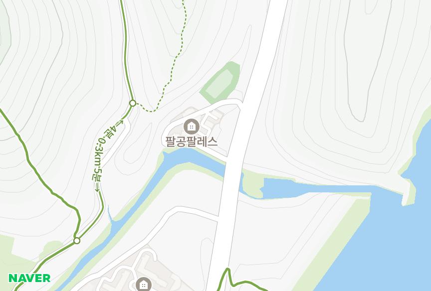 대구광역시 동구 지묘동 그린파크 위치·실거래 시세 지도