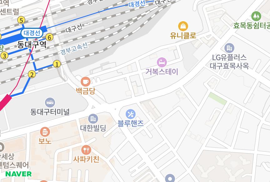 대구광역시 동구 효목동 석우하이로즈빌 위치·실거래 시세 지도