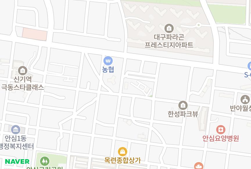 대구광역시 동구 신기동 대경고을빛 위치·실거래 시세 지도