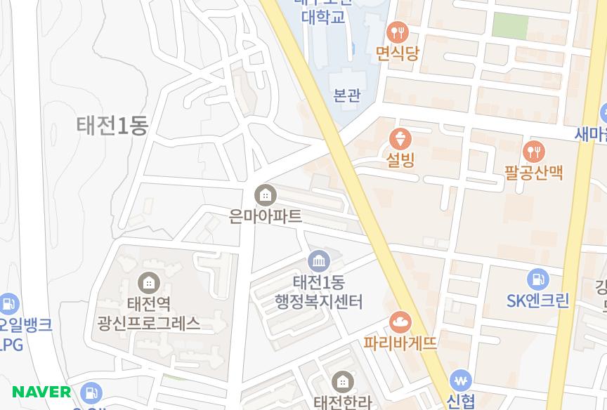 대구광역시 북구 태전동 제림은마 위치·실거래 시세 지도