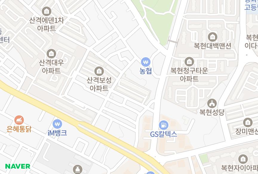 대구광역시 북구 산격동 산격럭키 위치·실거래 시세 지도
