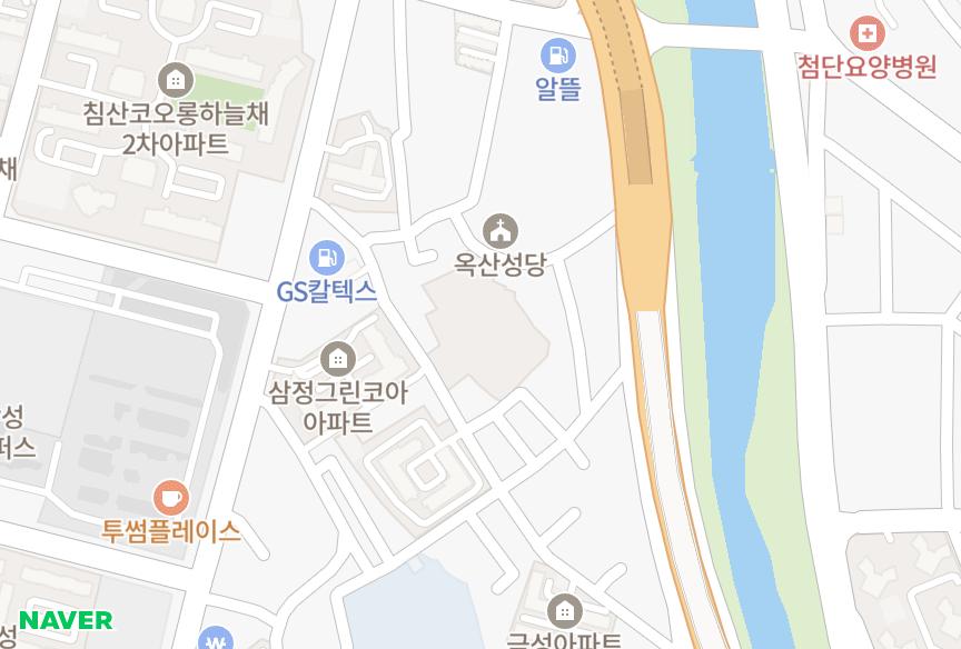 대구광역시 북구 침산동 한우맨션 위치·실거래 시세 지도