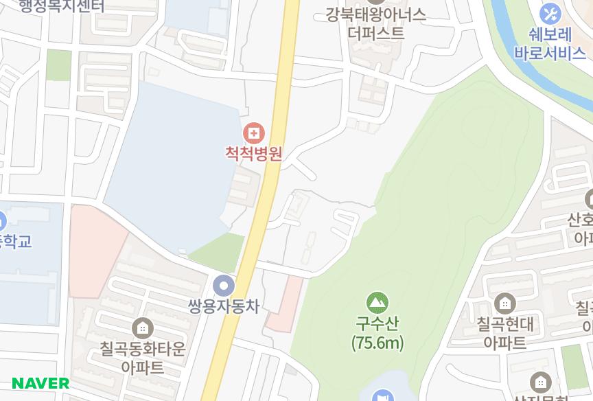 대구광역시 북구 읍내동 동림 위치·실거래 시세 지도