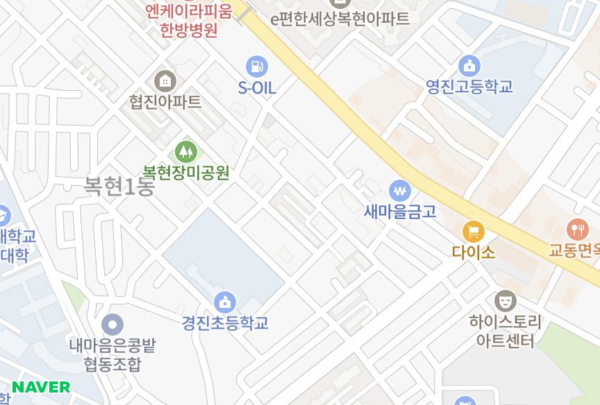 대구광역시 북구 복현동 미광 위치·실거래 시세 지도