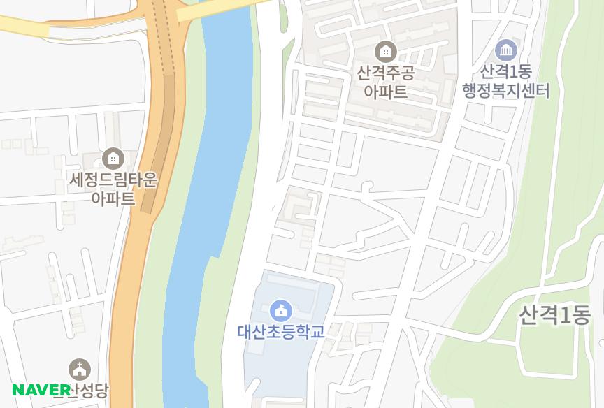 대구광역시 북구 산격동 산격동화타운 위치·실거래 시세 지도