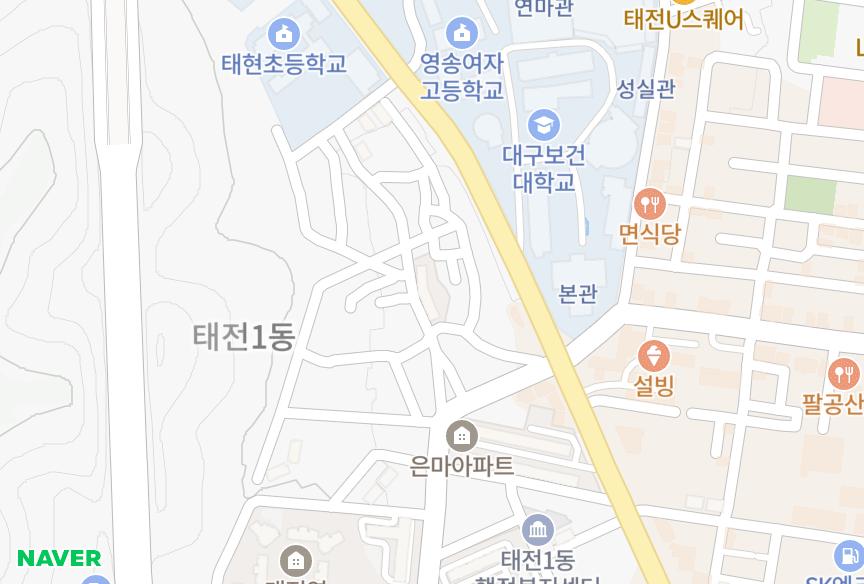 대구광역시 북구 태전동 대원 위치·실거래 시세 지도