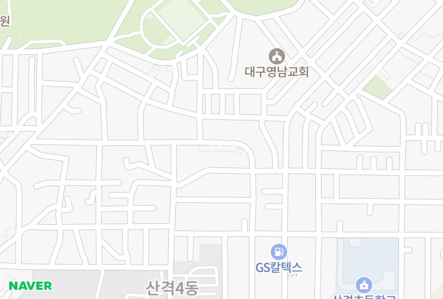 대구광역시 북구 산격동 경주주택 위치·실거래 시세 지도