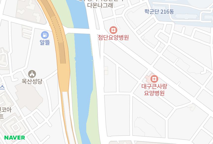 대구광역시 북구 대현동 서경리버빌 위치·실거래 시세 지도