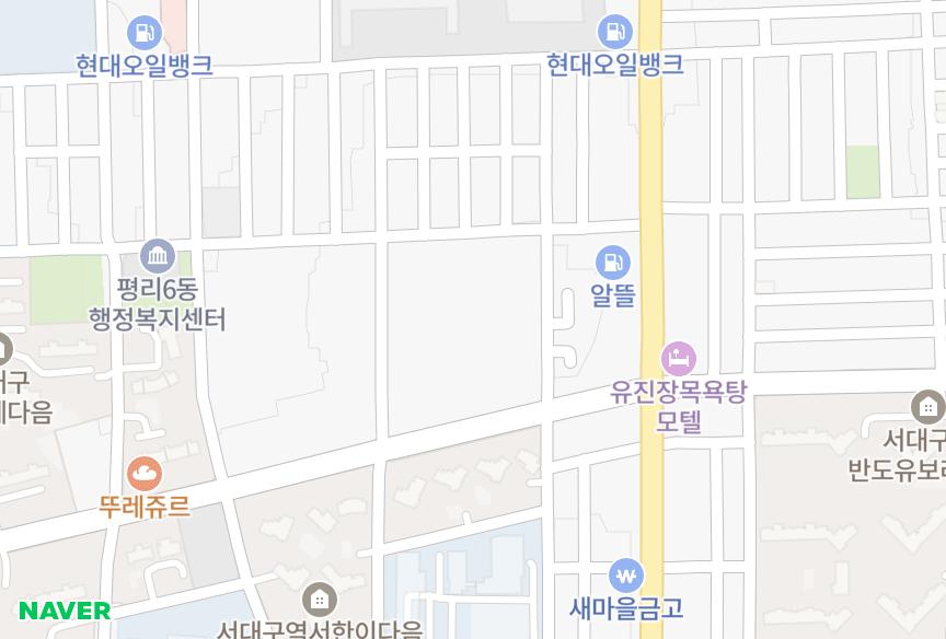 대구광역시 서구 평리동 평리광명 위치·실거래 시세 지도