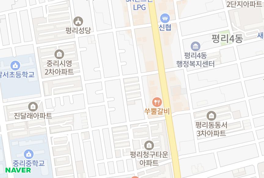 대구광역시 서구 평리동 평리동서2차 위치·실거래 시세 지도