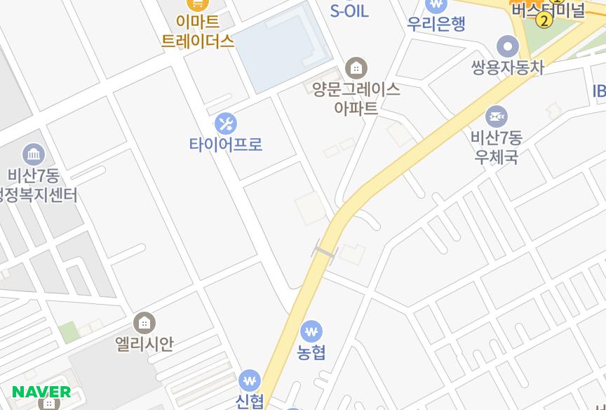 대구광역시 서구 비산동 경남꿈드림 위치·실거래 시세 지도