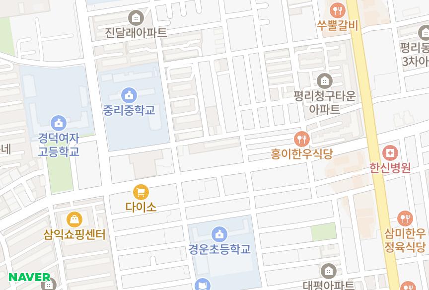대구광역시 서구 중리동 중리양지 위치·실거래 시세 지도