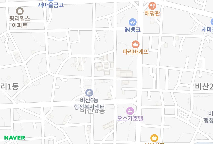 대구광역시 서구 비산동 비산솔마을 위치·실거래 시세 지도