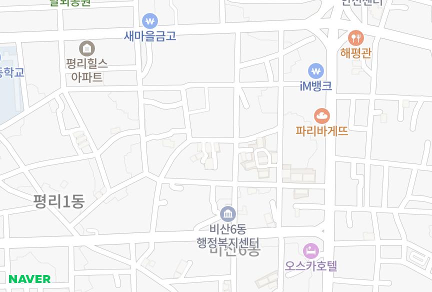 대구광역시 서구 비산동 그린파크2차 위치·실거래 시세 지도
